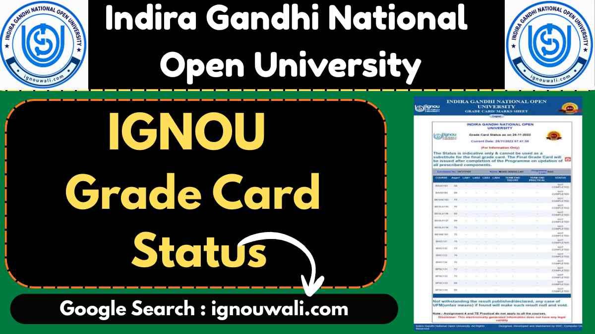 IGNOU Grade Card