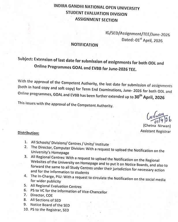 IGNOU Assignment