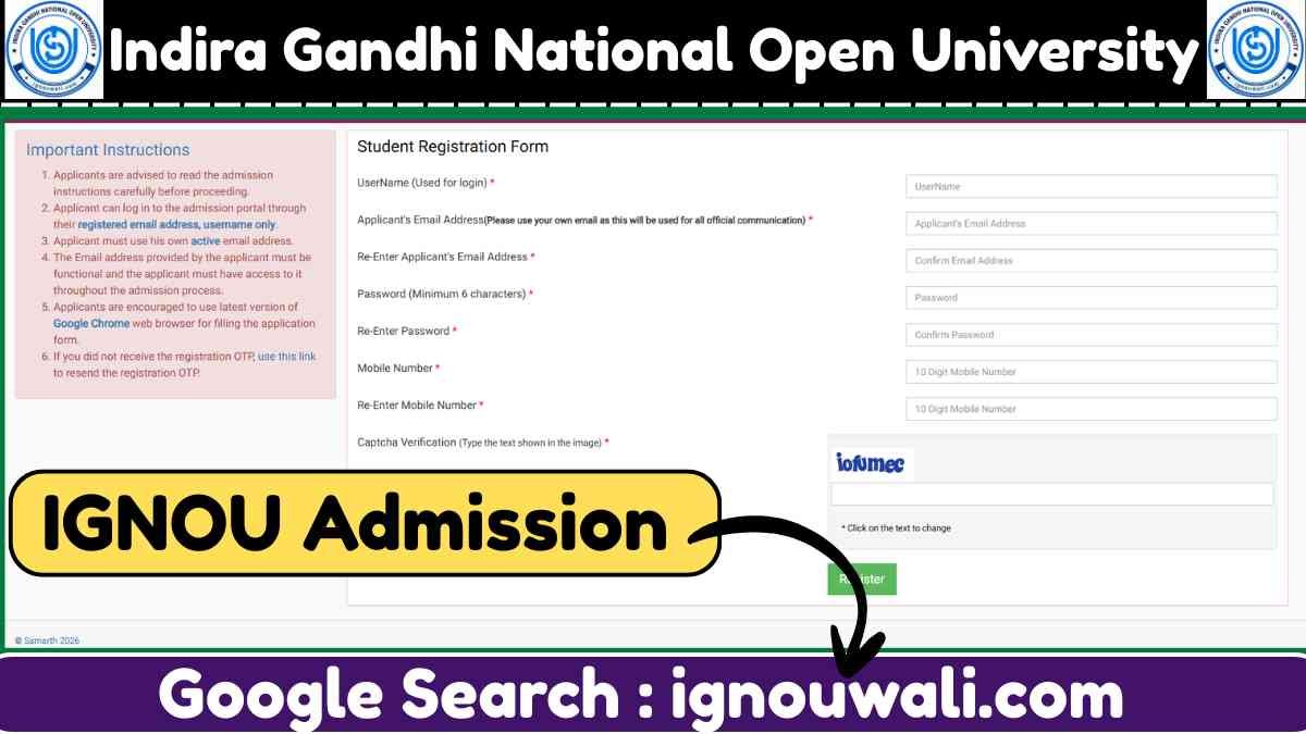IGNOU Admission